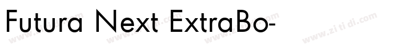 Futura Next ExtraBo字体转换